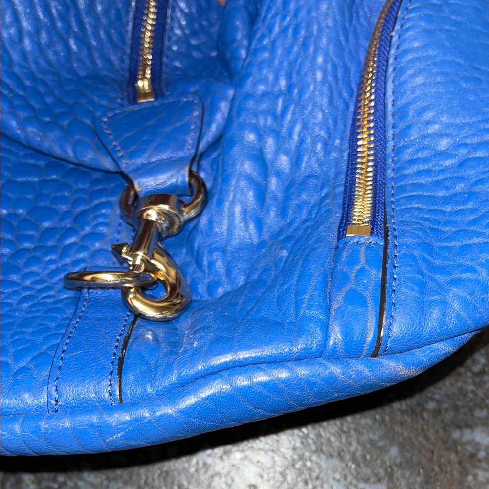 Rebecca Minkoff Julian mini Royal Blue Leather Backpack - Picture 8 of 16
